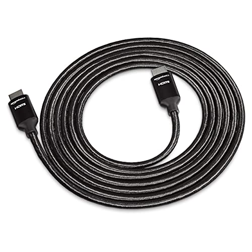 amazon basics High-Speed 4K HDMI Cable with Braided Cord, 3 Feet Black