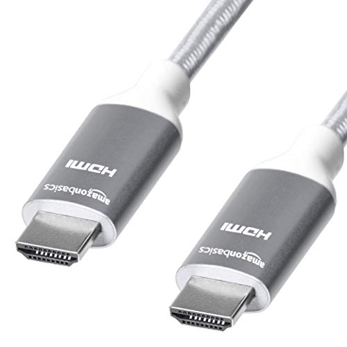 amazon basics High-Speed 4K HDMI Cable with Braided Cord, 3 Feet Black