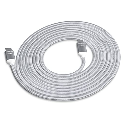 amazon basics High-Speed 4K HDMI Cable with Braided Cord, 3 Feet Black