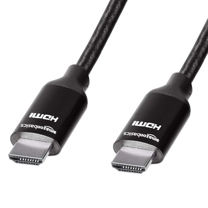 amazon basics High-Speed 4K HDMI Cable with Braided Cord, 3 Feet Black