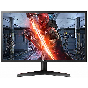 LG Ultragear 24Gl600F 24 Inch (60.96 Cm) Lcd 1920 X 1080 Pixels 144Hz, Native 1Ms Full Hd Gaming Monitor Black