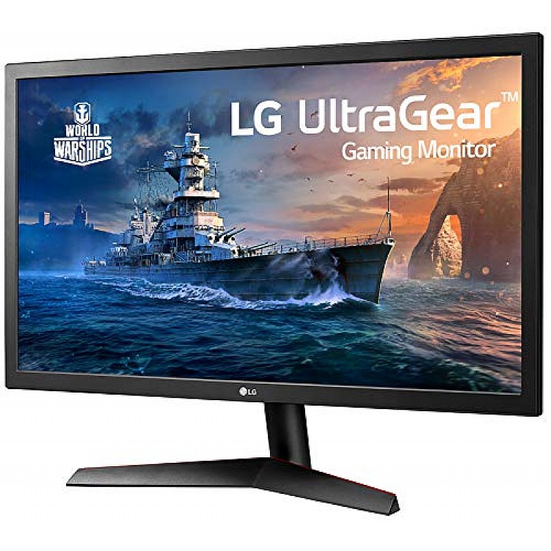 LG Ultragear 24Gl600F 24 Inch (60.96 Cm) Lcd 1920 X 1080 Pixels 144Hz, Native 1Ms Full Hd Gaming Monitor Black