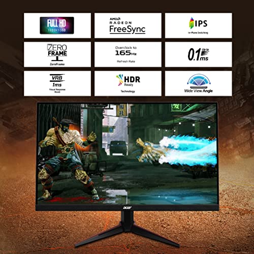 Acer Nitro VG240YS 23.8 Inch 60.45 Cm IPS Full HD 1920 X 1080 Pixels, Gaming LCD Monitor Black Acer Nitro VG240YS 23.8 Inch 60.45 Cm IPS Full HD 1920 X 1080 Pixels, Gaming LCD Monitor Black