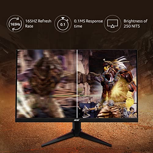 Acer Nitro VG240YS 23.8 Inch 60.45 Cm IPS Full HD 1920 X 1080 Pixels, Gaming LCD Monitor Black Acer Nitro VG240YS 23.8 Inch 60.45 Cm IPS Full HD 1920 X 1080 Pixels, Gaming LCD Monitor Black