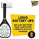 HIT Anti Mosquito Racquet | 6 months Warranty | Rechargeable Mosquito Killer Bat with LED Light | Charge Before Use