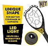 HIT Anti Mosquito Racquet | 6 months Warranty | Rechargeable Mosquito Killer Bat with LED Light | Charge Before Use