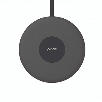 Pebble Sense - Wireless Charging Pad 5W/7.5W 10W with Smart temprature Control (Grey)