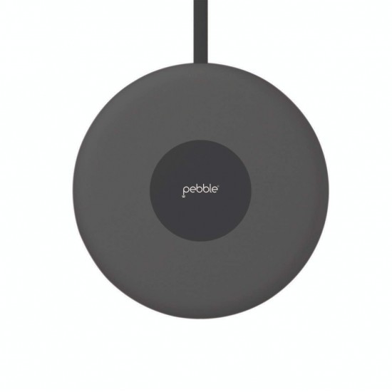 Pebble Sense - Wireless Charging Pad 5W/7.5W 10W with Smart temprature Control (Grey)