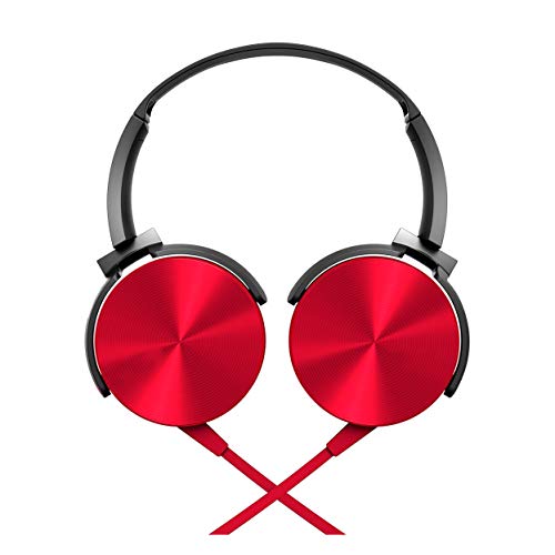 Foxin FHM-301 Over-Ear Wired Stereo Headphone (Red) Foxin FHM-301 Over-Ear Wired Stereo Headphone (Red)