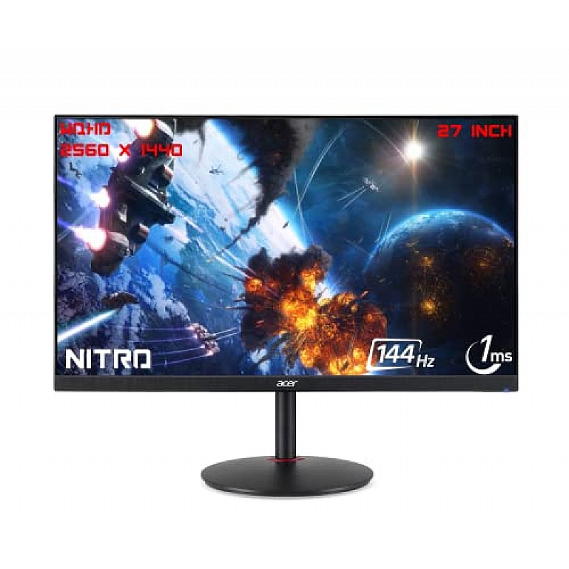 Acer Nitro XV272U 68.58 cm (27 Inch) WQHD IPS Monitor 144 Hz Black