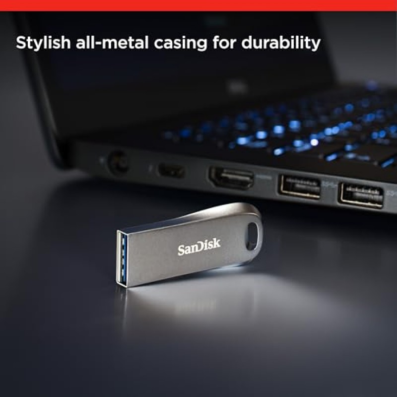 SanDisk 64GB Ultra Luxe USB 3.1 Gen 1 Flash Drive - SDCZ74-064G-G46-