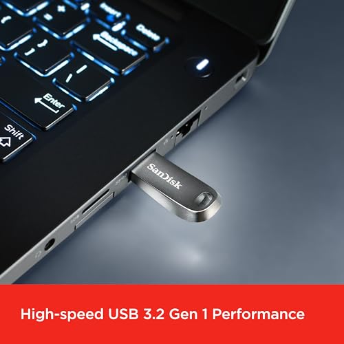 SanDisk 64GB Ultra Luxe USB 3.1 Gen 1 Flash Drive - SDCZ74-064G-G46-  (open box)