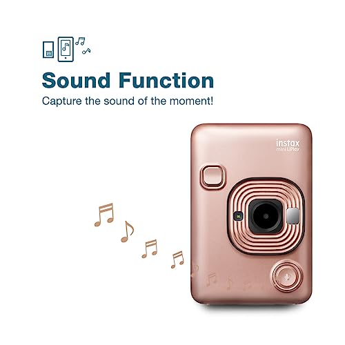 Fujifilm Instax Mini LiPlay Hybrid Instant Camera (Blush Gold) Fujifilm Instax Mini LiPlay Hybrid Instant Camera (Blush Gold)