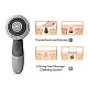 Lifelong LLM621 Electric Portable Face Cleanser and Massager Brush with 4 Brush Heads for Deep Cleansing Grey