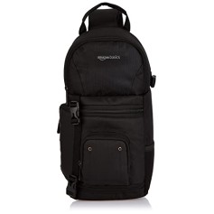 Amazon Basics Camera Sling Bag, for DSLR Camera with Lens, Accessories, Adjustable Padded Strap, Black Amazon Basics Camera Sling Bag, for DSLR Camera with Lens, Accessories, Adjustable Padded Strap, Black