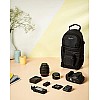 Amazon Basics Camera Sling Bag, for DSLR Camera with Lens, Accessories, Adjustable Padded Strap, Black