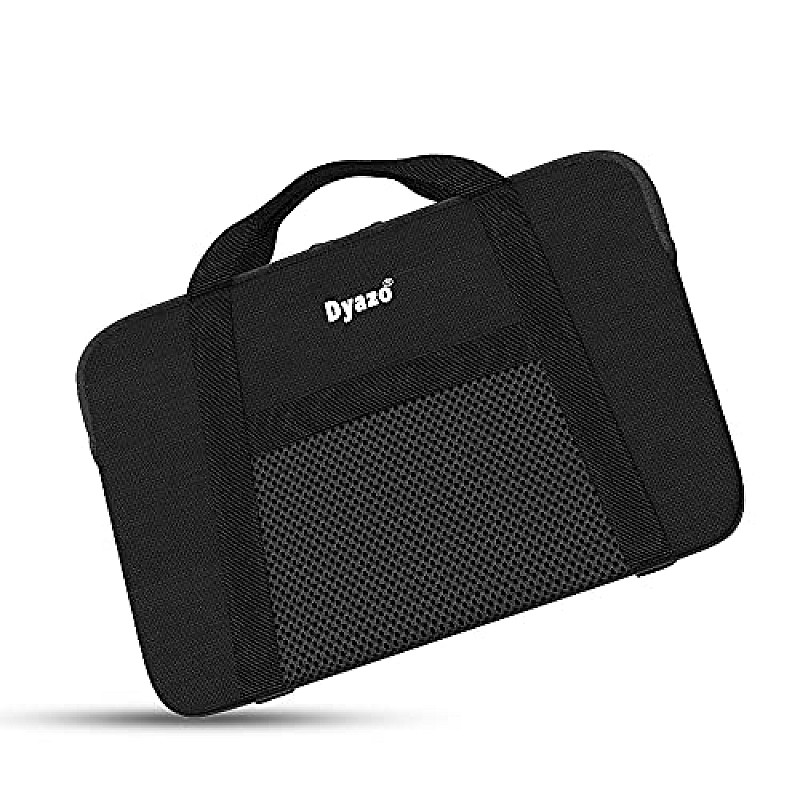 Dyazo 14 Inch-15.6 Inch Memory Foam Laptop Sleeve/Case Cover Briefcase/Carrying Bag Black