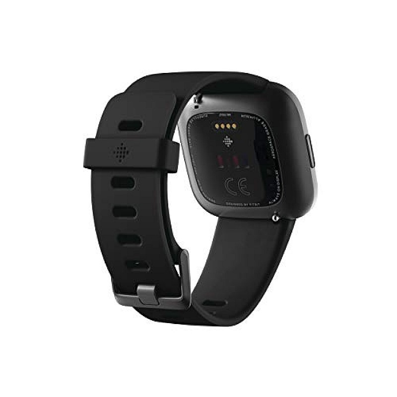 Fitbit FB507BKBK Versa 2 Health Fitness Smartwatch with Heart Rate, Music, Alexa Built-in (Black)