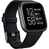 Fitbit FB507BKBK Versa 2 Health Fitness Smartwatch with Heart Rate, Music, Alexa Built-in (Black)