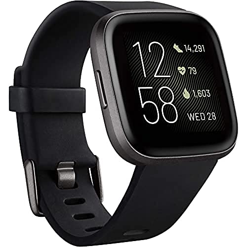 Fitbit FB507BKBK Versa 2 Health Fitness Smartwatch with Heart Rate, Music, Alexa Built-in (Black) Fitbit FB507BKBK Versa 2 Health Fitness Smartwatch with Heart Rate, Music, Alexa Built-in (Black)