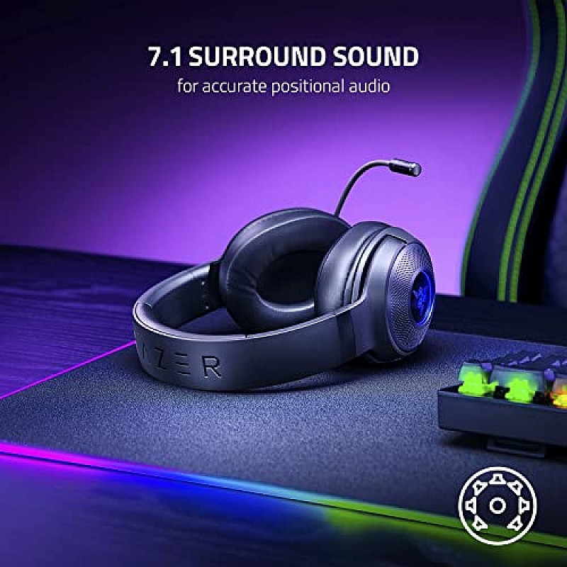 Razer Kraken X for Console-Wired Console Gaming headphone Over Black