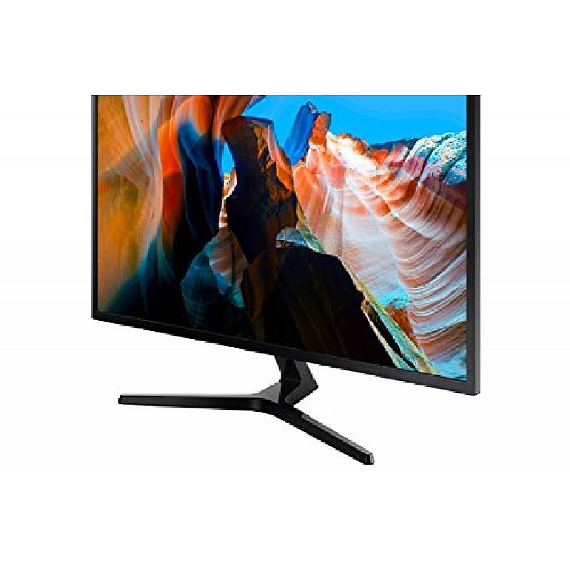 Samsung 32-inch 3840 X 2160 Pixels 4K UHD, 1500R Curved Monitor, Bezel Less Design LU32R590CWWXXL Dark Blue Gray