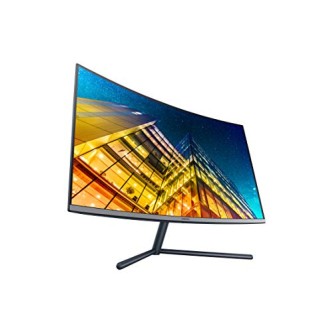 Samsung 32-inch 3840 X 2160 Pixels 4K UHD, 1500R Curved Monitor, Bezel Less Design LU32R590CWWXXL Dark Blue Gray Samsung 32-inch 3840 X 2160 Pixels 4K UHD, 1500R Curved Monitor, Bezel Less Design LU32R590CWWXXL Dark Blue Gray
