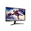 Samsung 32-inch 3840 X 2160 Pixels 4K UHD, 1500R Curved Monitor, Bezel Less Design LU32R590CWWXXL Dark Blue Gray