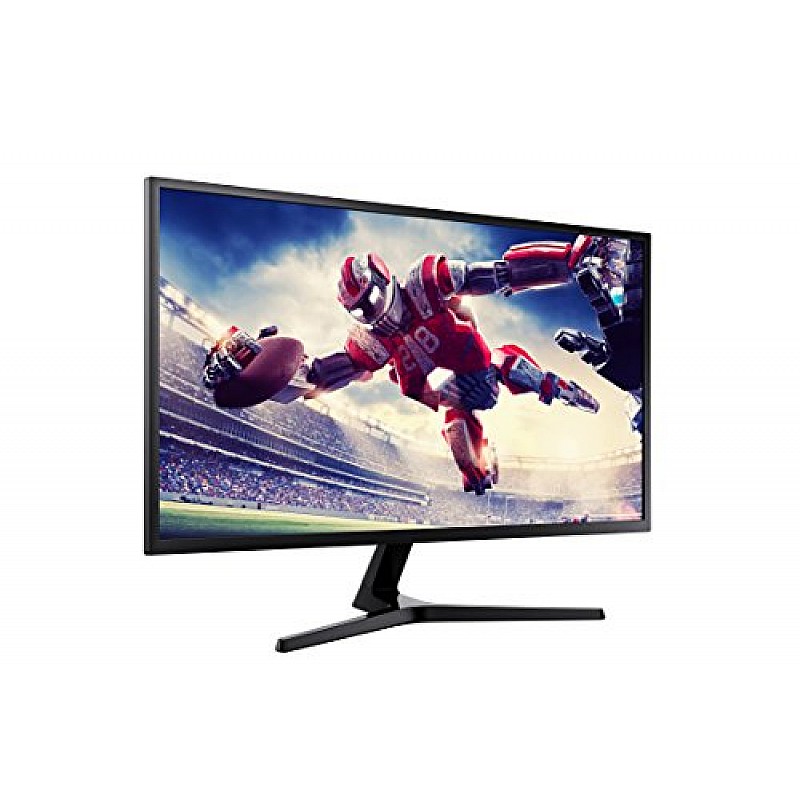 Samsung 32-inch 3840 X 2160 Pixels 4K UHD, 1500R Curved Monitor, Bezel Less Design LU32R590CWWXXL Dark Blue Gray