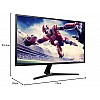 Samsung 32-inch 3840 X 2160 Pixels 4K UHD, 1500R Curved Monitor, Bezel Less Design LU32R590CWWXXL Dark Blue Gray