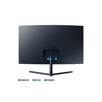 Samsung 32-inch 3840 X 2160 Pixels 4K UHD, 1500R Curved Monitor, Bezel Less Design LU32R590CWWXXL Dark Blue Gray Samsung 32-inch 3840 X 2160 Pixels 4K UHD, 1500R Curved Monitor, Bezel Less Design LU32R590CWWXXL Dark Blue Gray