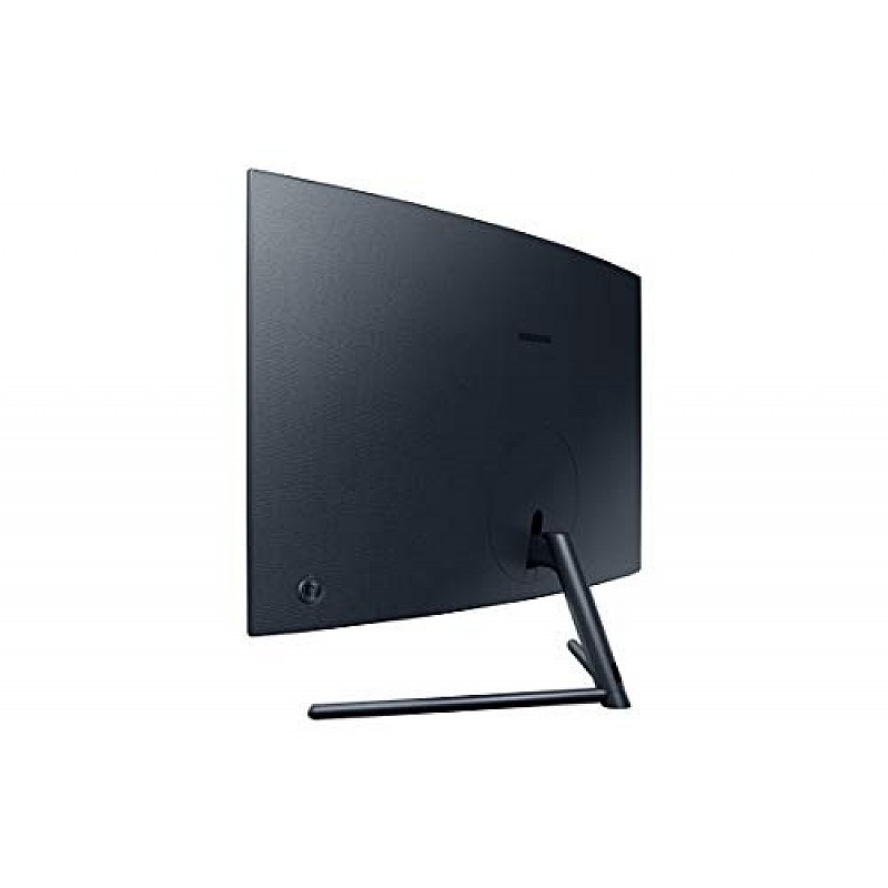 Samsung 32-inch 3840 X 2160 Pixels 4K UHD, 1500R Curved Monitor, Bezel Less Design LU32R590CWWXXL Dark Blue Gray