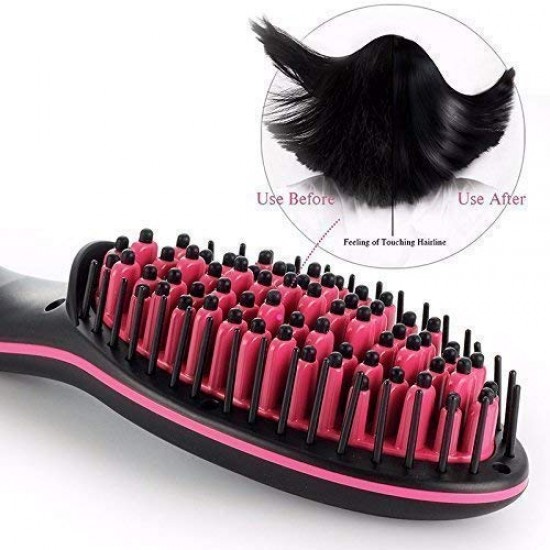 Airtree Hair Straightener Straight Ceramic Hair Straightener Brush Perfectly Straight Hair
