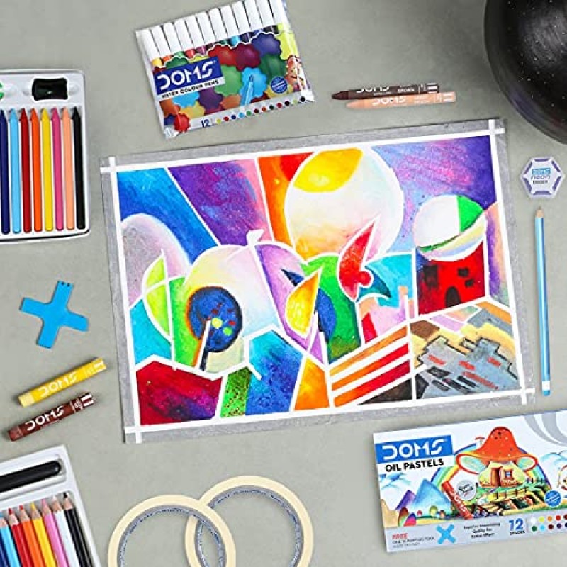 Doms Painting Kit Perfect Value Pack Kit For School Essentials Gifting Range For Kids 
