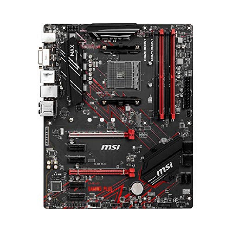 MSI B450 Gaming Plus MAXATX Gaming Motherboard Socket AM4 DDR4