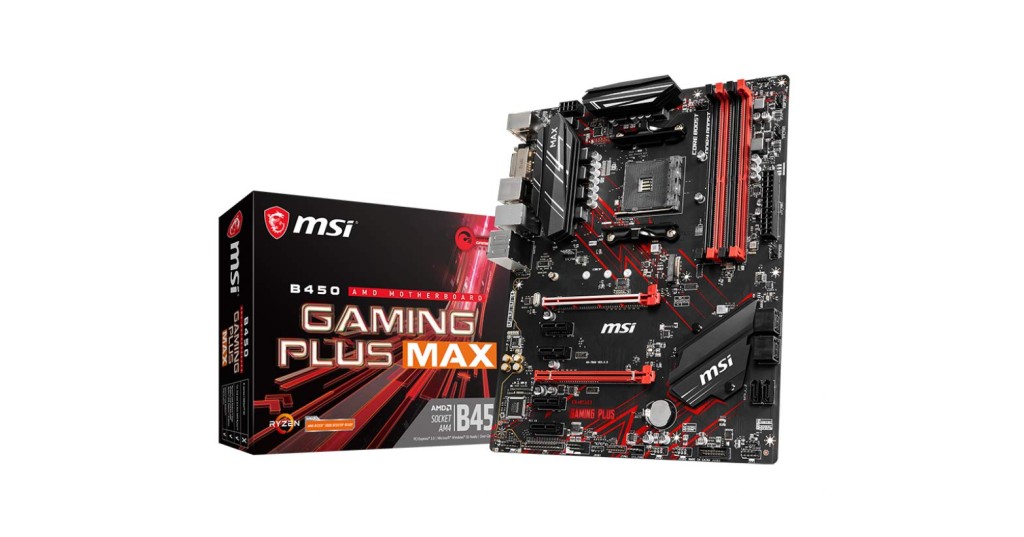MSI B450 Gaming Plus MAXATX Gaming Motherboard Socket AM4 DDR4