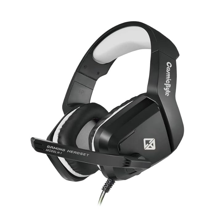 Cosmic Byte H1 Gaming Headphone with Mic for PS5, PC, Laptops, Mobile, PS4, Xbox One (Grey) Cosmic Byte H1 Gaming Headphone with Mic for PS5, PC, Laptops, Mobile, PS4, Xbox One (Grey)
