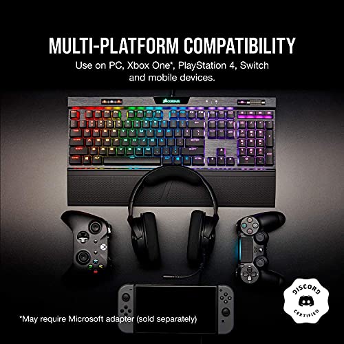 Corsair HS35 Stereo Gaming Wired Over Ear Headphones with Mic Designed for PC and Mobile (Red) Corsair HS35 Stereo Gaming Wired Over Ear Headphones with Mic Designed for PC and Mobile (Red)