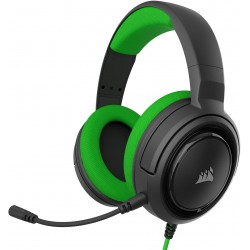 Corsair Hs35 Stereo Gaming Wired Over Ear Headphones with Mic (Green)