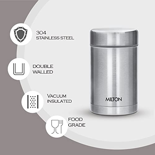Milton Cruet 550 Thermosteel Hot and Cold Soup Flask, 515 ml, Silver Milton Cruet 550 Thermosteel Hot and Cold Soup Flask, 515 ml, Silver