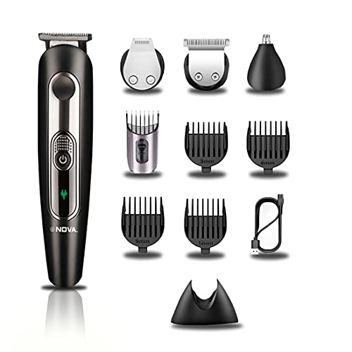 NOVA NG 1149 Super Groom Series 8 in 1 Grooming Kit (Black) NOVA NG 1149 Super Groom Series 8 in 1 Grooming Kit (Black)