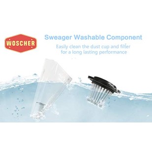 WOSCHER 2003 High Power Auto Car Vacuum Cleaner for Deep Cleaning with DC 12V, 140W Vacuum Motor and 5000 PA Powerful Suction, Black WOSCHER 2003 High Power Auto Car Vacuum Cleaner for Deep Cleaning with DC 12V, 140W Vacuum Motor and 5000 PA Powerful Suction, Black