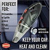 WOSCHER 2003 High Power Auto Car Vacuum Cleaner for Deep Cleaning with DC 12V, 140W Vacuum Motor and 5000 PA Powerful Suction, Black