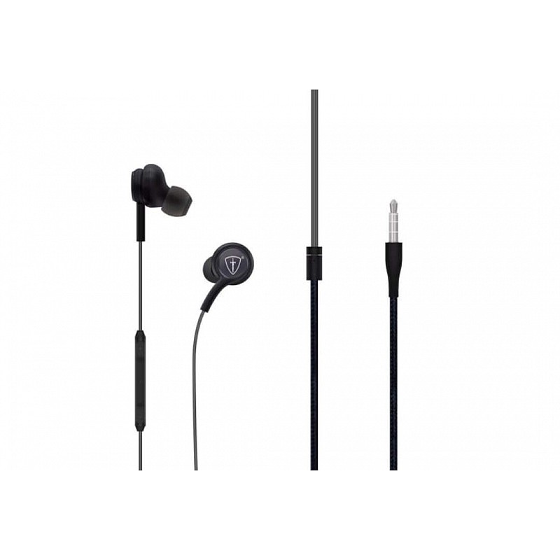 Tiitan S8-TBE Wired in Ear Earphone with Mic (Black)