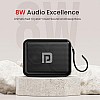 Portronics Dynamo 8W Portable Stereo Speaker with TWS (Black)