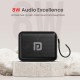 Portronics Dynamo 8W Portable Stereo Speaker with TWS (Black)