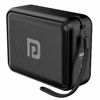 Portronics Dynamo 8W Portable Stereo Speaker with TWS (Black)