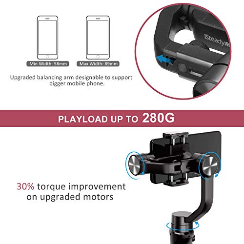 hohem Gimbal Stabilizer for Smartphone, 3-Axis Phone Gimbal for Android and iPhone 13,12,11 PRO, Stabilizer for Video Recording black hohem Gimbal Stabilizer for Smartphone, 3-Axis Phone Gimbal for Android and iPhone 13,12,11 PRO, Stabilizer for Video Recording black