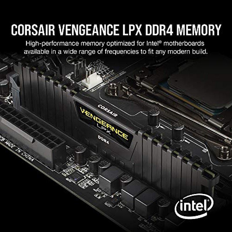 Corsair Vengeance LPX 16GB (1x16GB) DDR4 3200MHZ UDIMM C16 Desktop RAM Memory Module