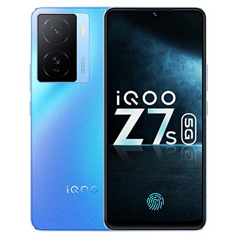 iQOO Z7s 5G by vivo (Norway Blue, 8GB RAM, 128GB Storage) Refurbished